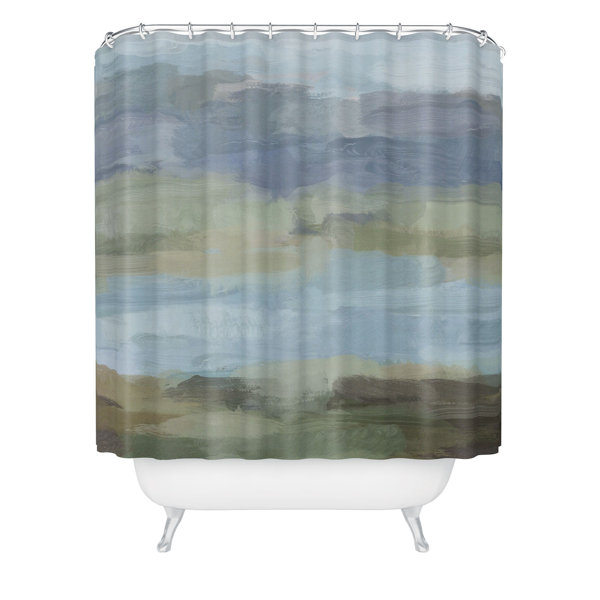 East Urban Home Abstract Shower Curtain Wayfair